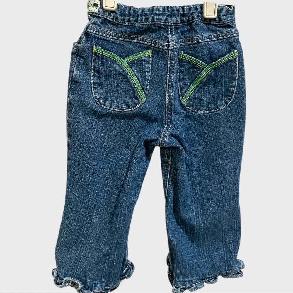 2005 Gymboree PREP CLUB turtle ribbon belt denim Size 2T
